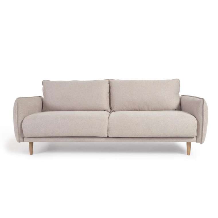 Прямой диван Carlota бежевого цвета