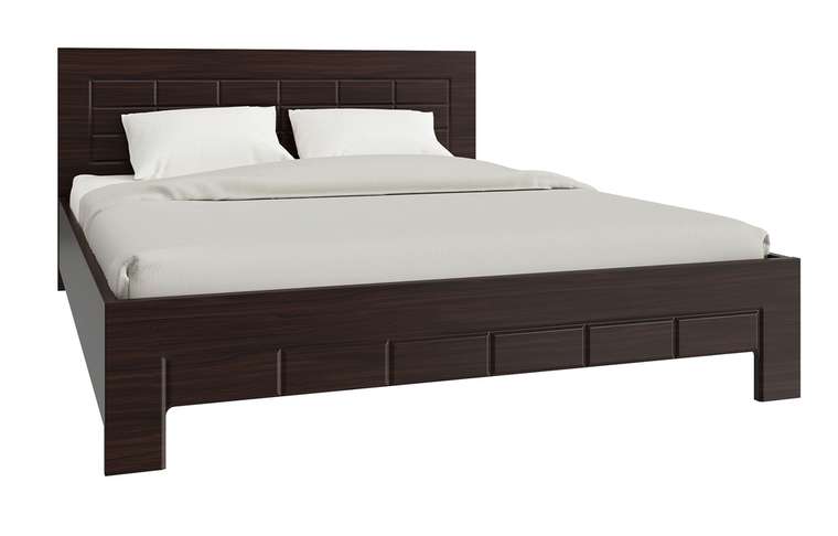 Кровать Изабель 160х200 темно-коричневого цвета