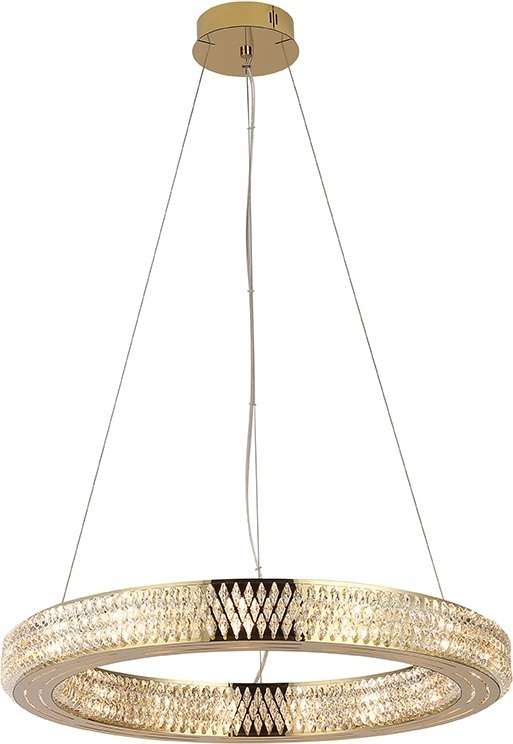 Подвесной хрустальный светильник Newport 8560 8560/60 C gold polished кольцо