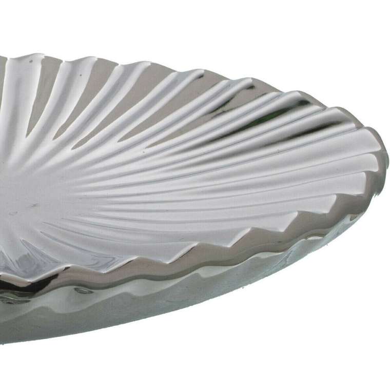 Блюдо Серебристый 33 x 22 x 4