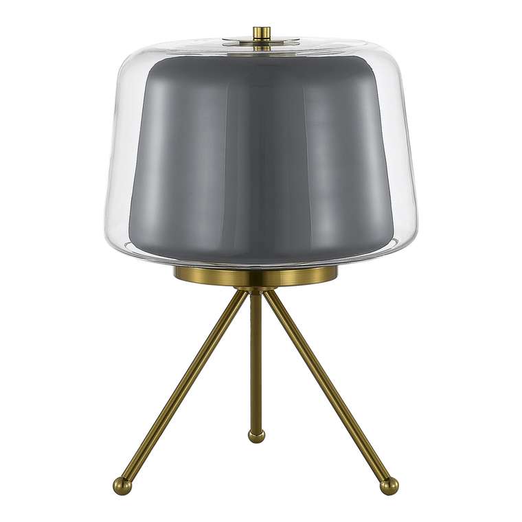 Светильник настольный ST-Luce Латунь/Серый, Прозрачный LED 1*16W 3000K PANDORA