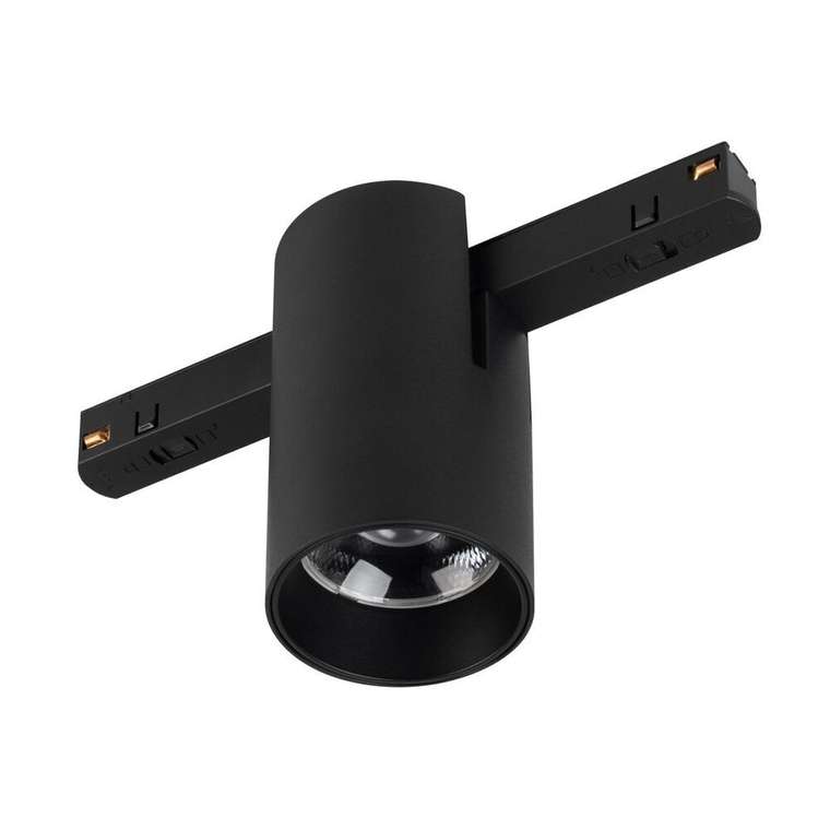 Трековый магнитный светильник Arlight MAG-ORIENT-AXIO-R60-10W Day4000 (BK, 24 deg, 48V) (IP20 Металл) 058154