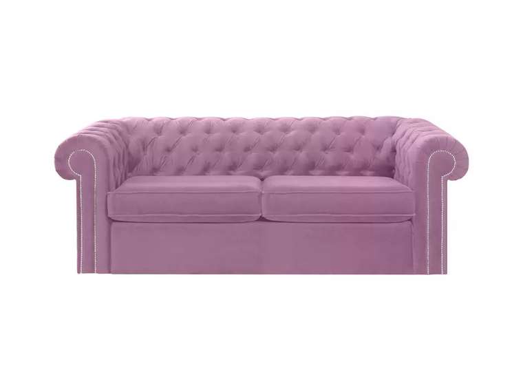 Диван-кровать Chesterfield лилового цвета