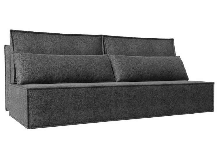 Прямой диван-кровать Фабио Лайт серого цвета