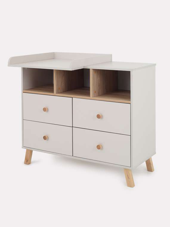 Пеленальный комод Vester светло-бежевого цвета