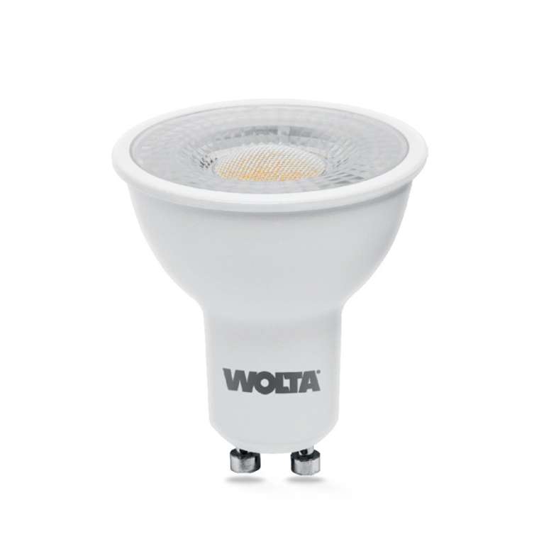 Светодиодная лампа 10Вт 6500K GU10 с линзой Wolta WSTD-PAR16-220V10W6KGU10-L