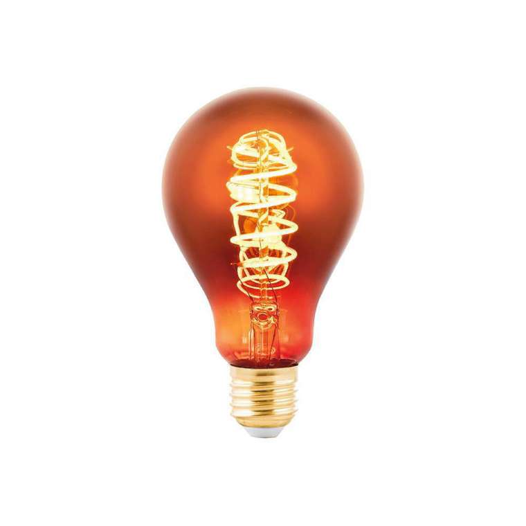 Диммируемая светодиодная лампа филаментная 220V A75 E27 4W 50Lm 2000К (желтый как свеча) 