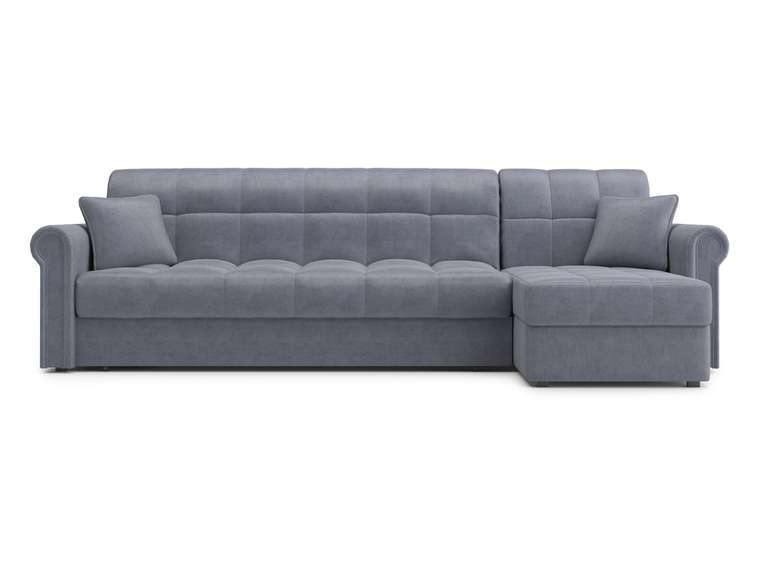 Угловой диван-кровать Палермо 1.2 серого цвета