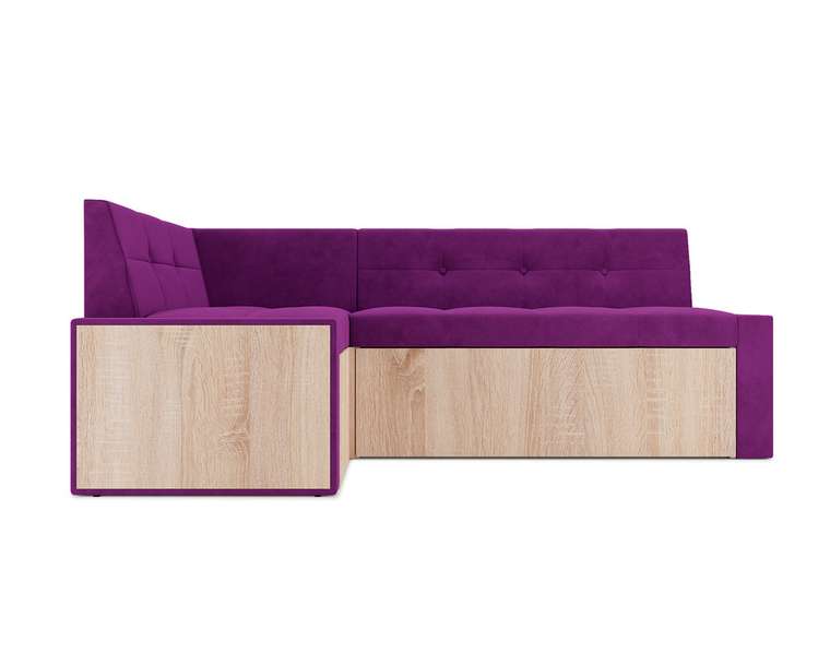 Угловой диван-кровать Таллин L фиолетового цвета левый угол 