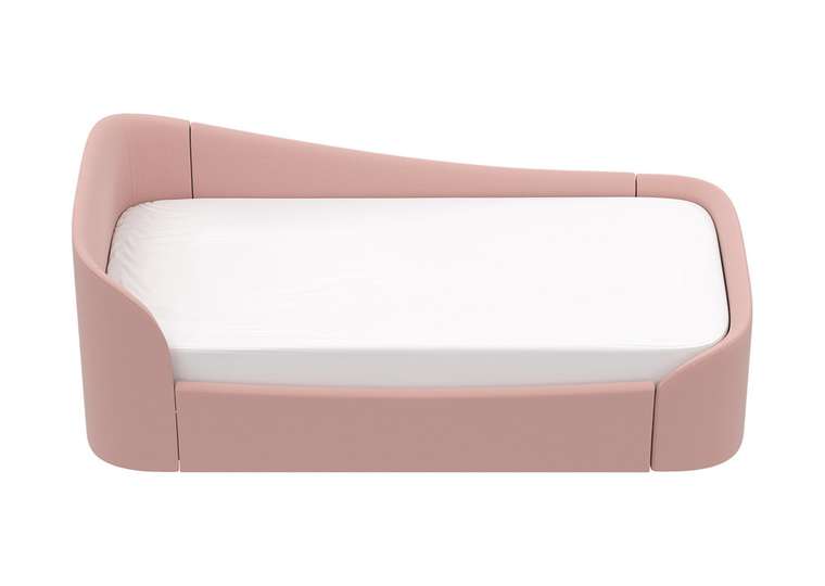 Диван-кровать Kidi Soft с низким изножьем 90х200 розового цвета