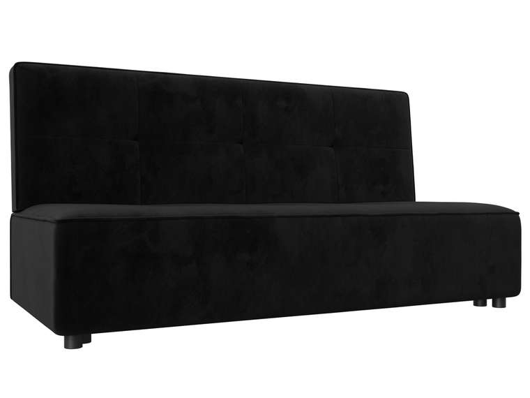 Прямой диван-кровать Зиммер черного цвета