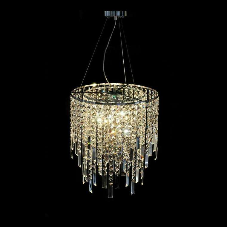 Хрустальная люстра Zucchero LDP 2159-350 CHR (хрусталь, цвет прозрачный)