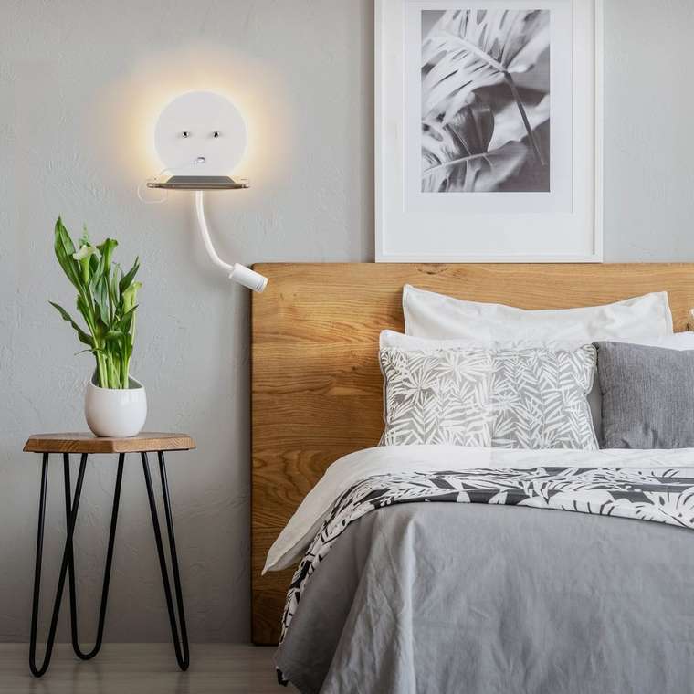 Настенный светильник Lungo LED белый MRL LED 1017
