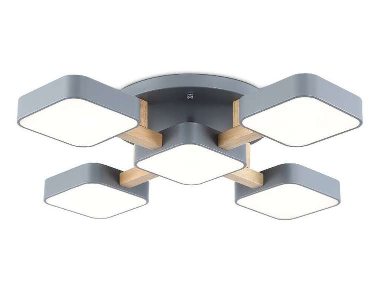 Потолочная люстра LineTech FL4882 (пластик, цвет белый)