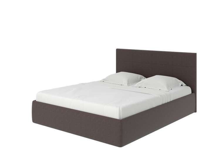 Кровать Alba 140х200 темно-коричневого цвета с подъемным механизмом