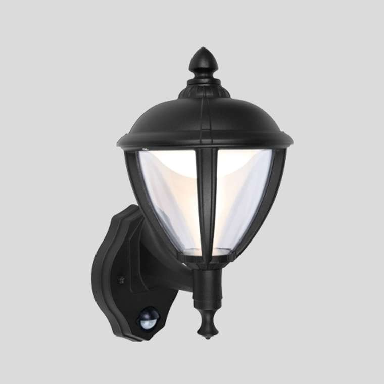 Настенный фонарь уличный IP44 светодиодный Oasis Light UNITE W2601-PiR Bl