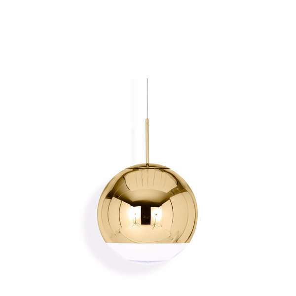 Подвесной светильник Mirror Ball D15 золотого цвета 