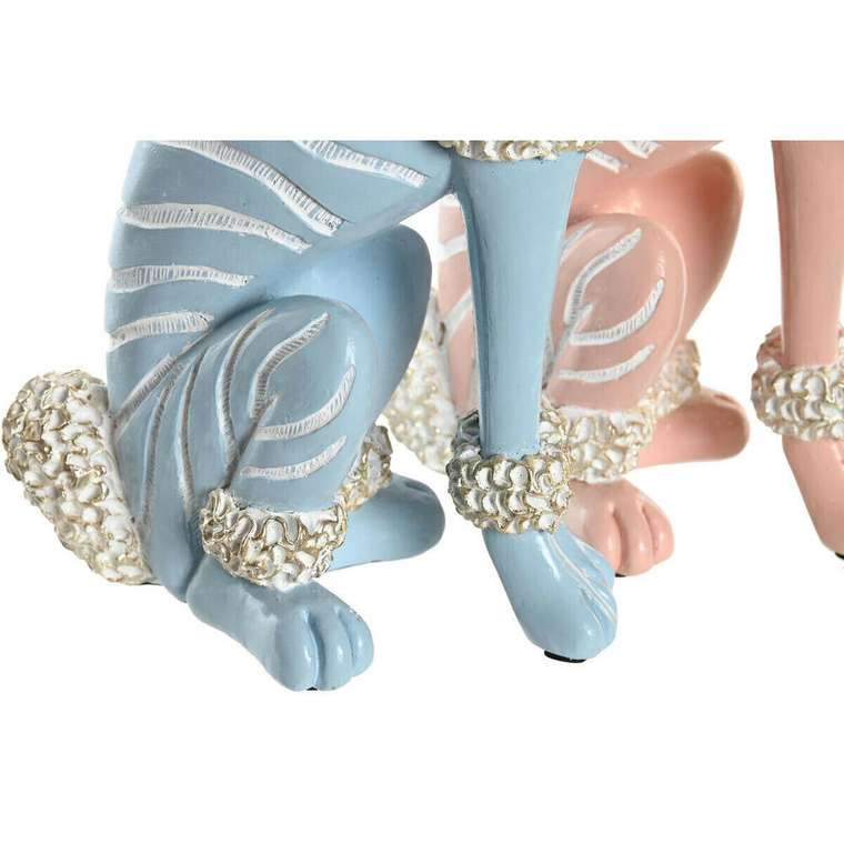 Декоративная фигура 18 x 10 x 30,5 cm Scandi Синий Розовый (2 штук)
