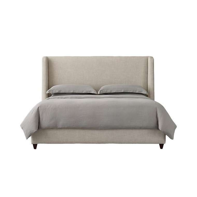 Кровать Belmont 200x200 бежевого цвета