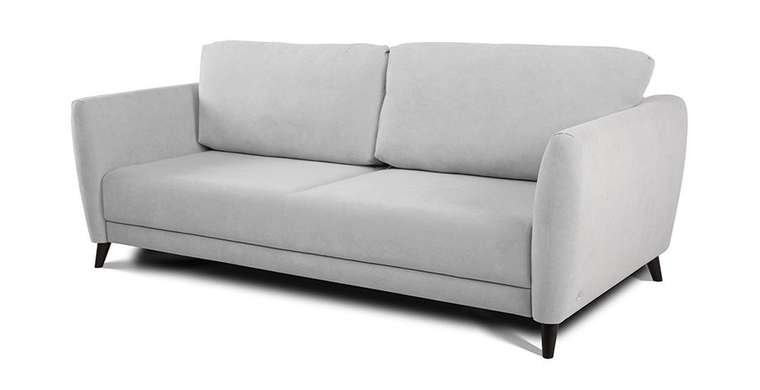 Прямой диван-кровать Фабьен светло-серого цвета