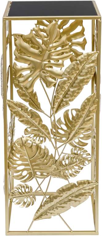 Столик интерьерный Листья золотого цвета