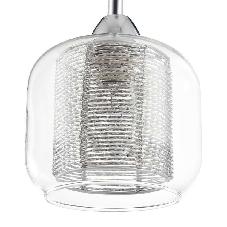 Подвесной светильник Wellington из металла и стекла