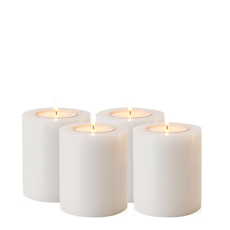 Набор из 4 искусственных свечей 