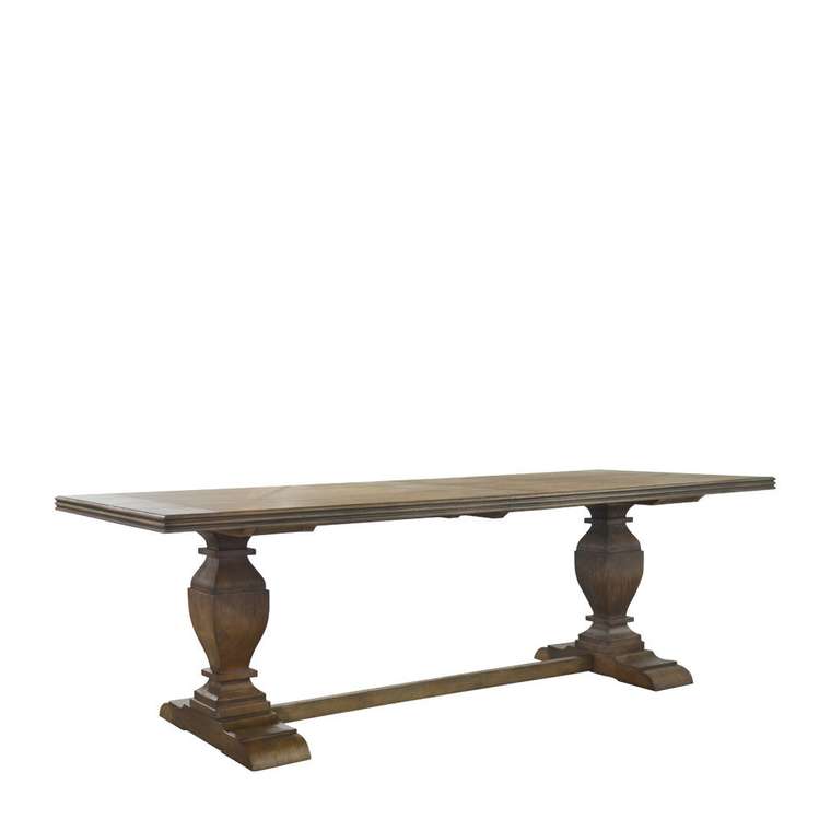 Стол Tancred table с массивными резными ножками и столешницей