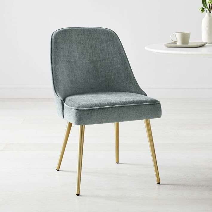 Стул Mid-Century серого цвета
