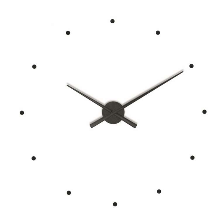 Часы Oj Black из пластика черного цвета