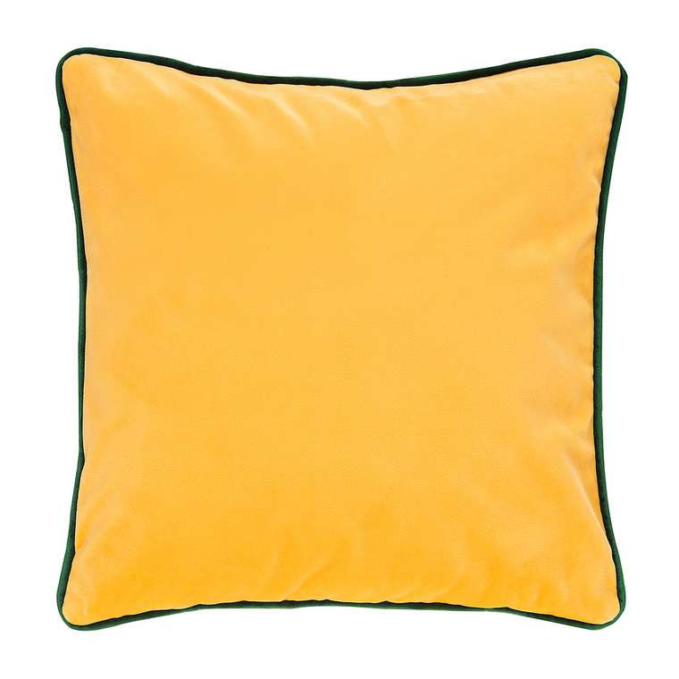 Декоративная подушка Shangri La 40х40 желтого цвета