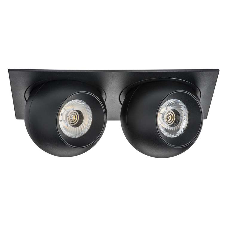 Светильник INTERO LED 9W*2 850LM*2 24G ЧЕРНЫЙ 3000K (217527+217072+217072)