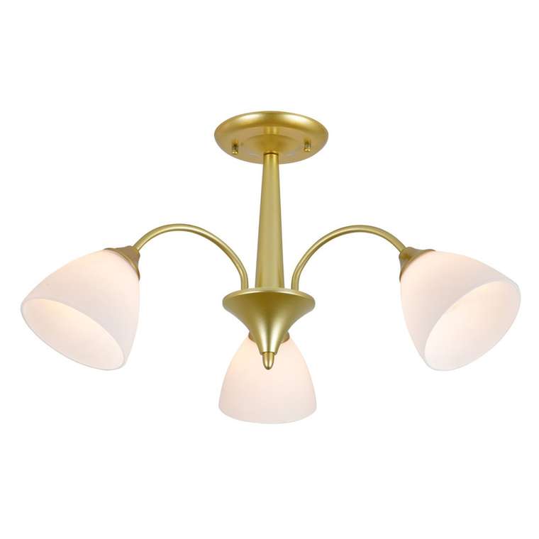 Потолочная люстра на штанге Escada Ilex ES0000032 150003/3R E27*60W Gold