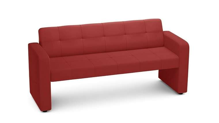 Кухонный диван Бариста 130 красного цвета