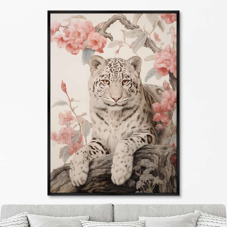 Репродукция картины Fluffy Leo, 2024г.