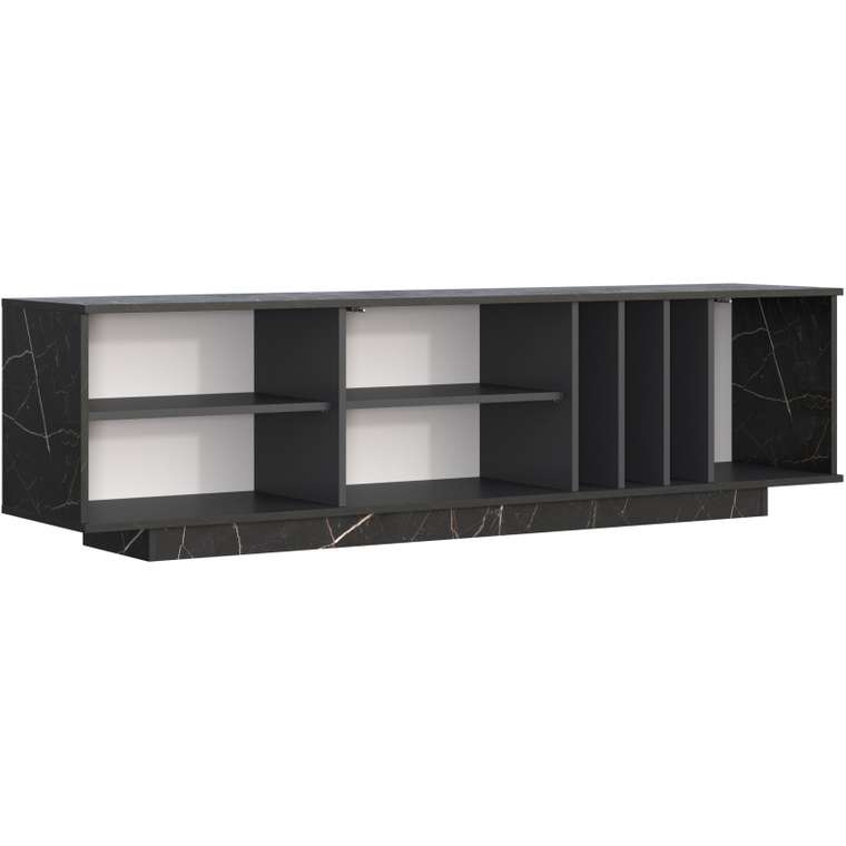 Тумба под телевизор Ильсана темно-серого цвета