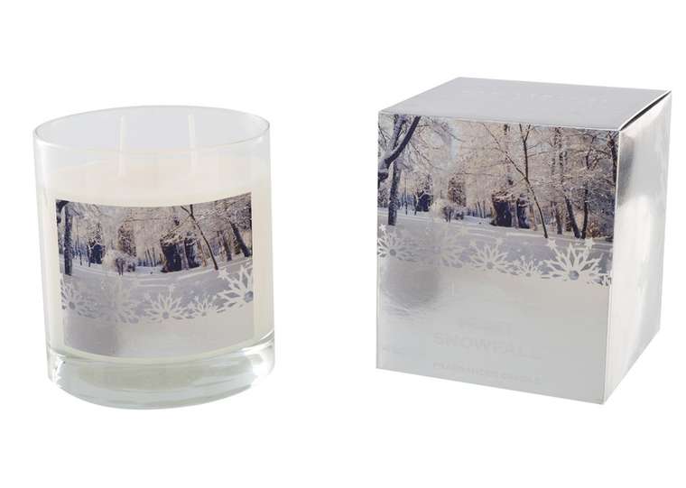 Ароматическая свеча "Первый снег"