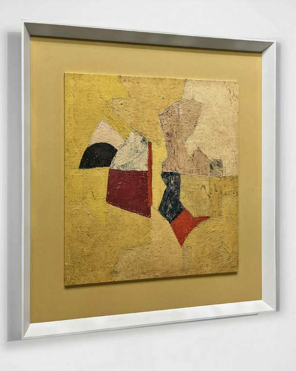 Картина Toile jaune majeure 70х70 желтого цвета
