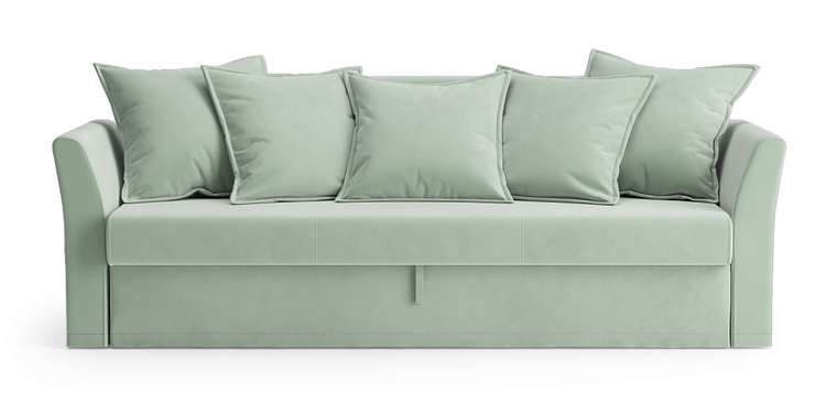 Диван-кровать Фьюжн светло-зеленого цвета