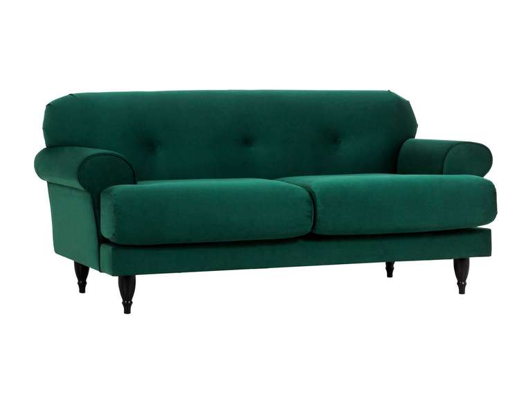 Двухместный диван Italia зеленого цвета