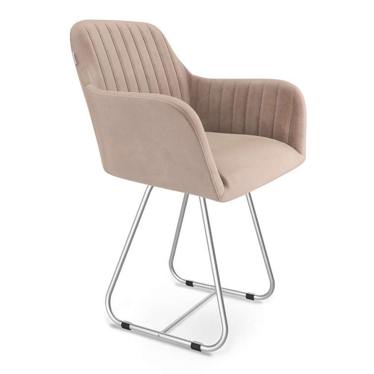 Стул с подлокотниками Tejat цвета латте