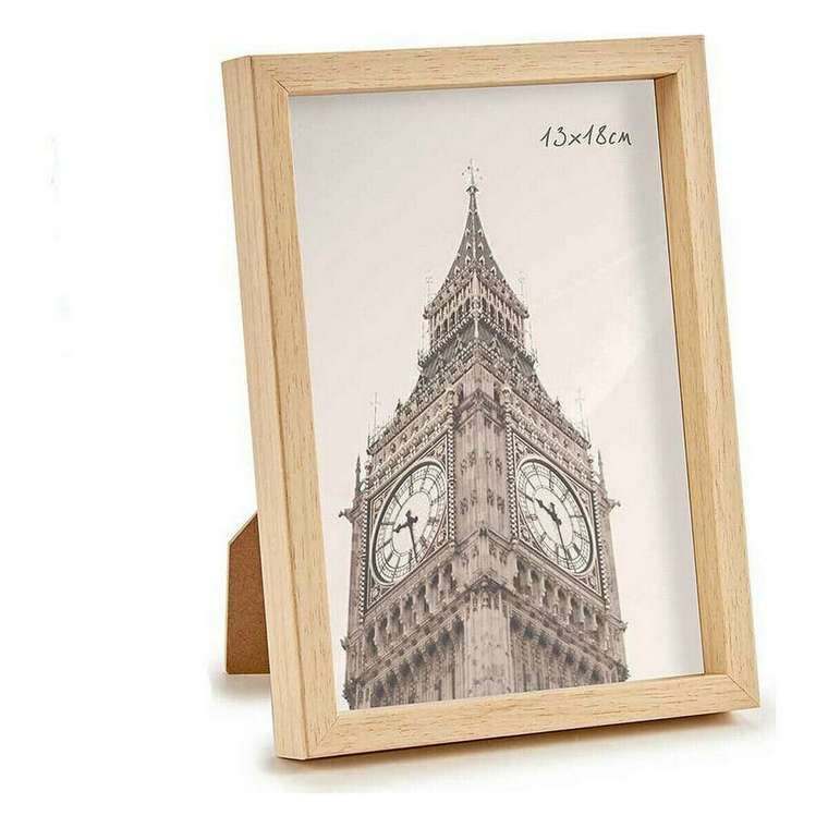 Фоторамка 15,6 x 2 x 20,7 cm Коричневый Пластик (6 штук)