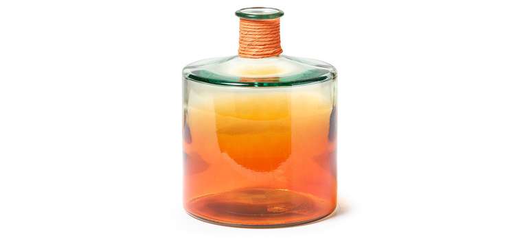 Двухцветная ваза Julia Grup Sinclair (оранжевая)