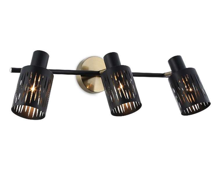 тройные споты Loft TR8669 (металл, цвет черный)