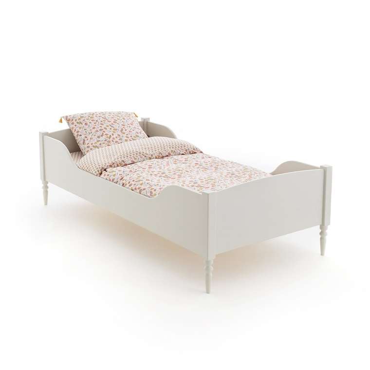Кровать детская с сеткой Cla 90x190 бежевого цвета