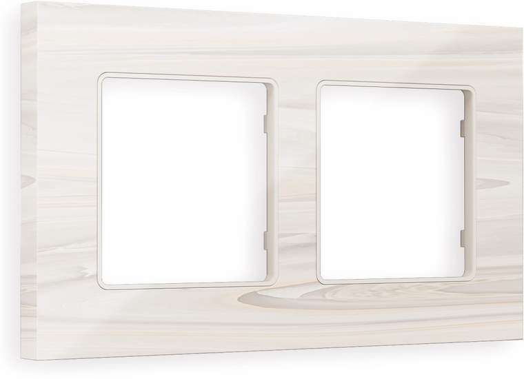 Рамка Ambrella Volt ALFA Grand (Бежевый мрамор) 2-ая AF930302