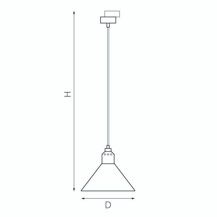 Люстра LOFT 1х40W E14 (765027+592007)