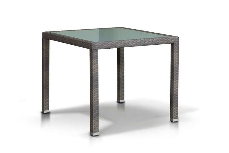 стол "Бари" серо - коричневый