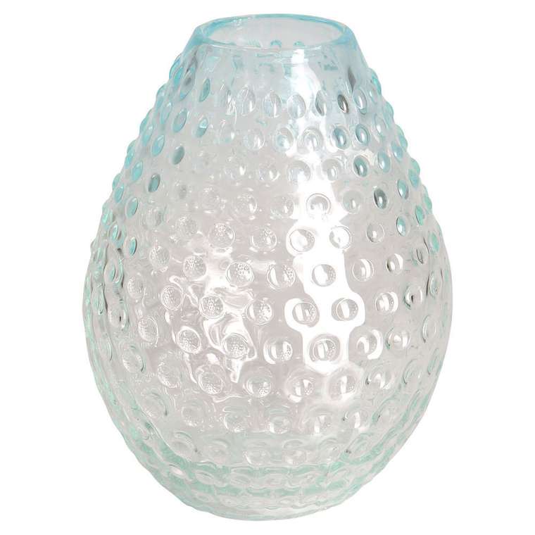 Стеклянная ваза светло-зеленого цвета