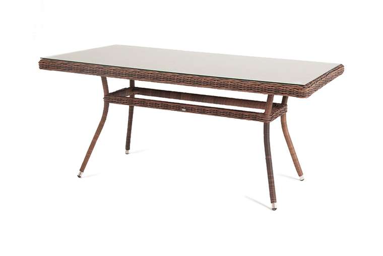 Обеденный стол Латте 140 коричневого цвета